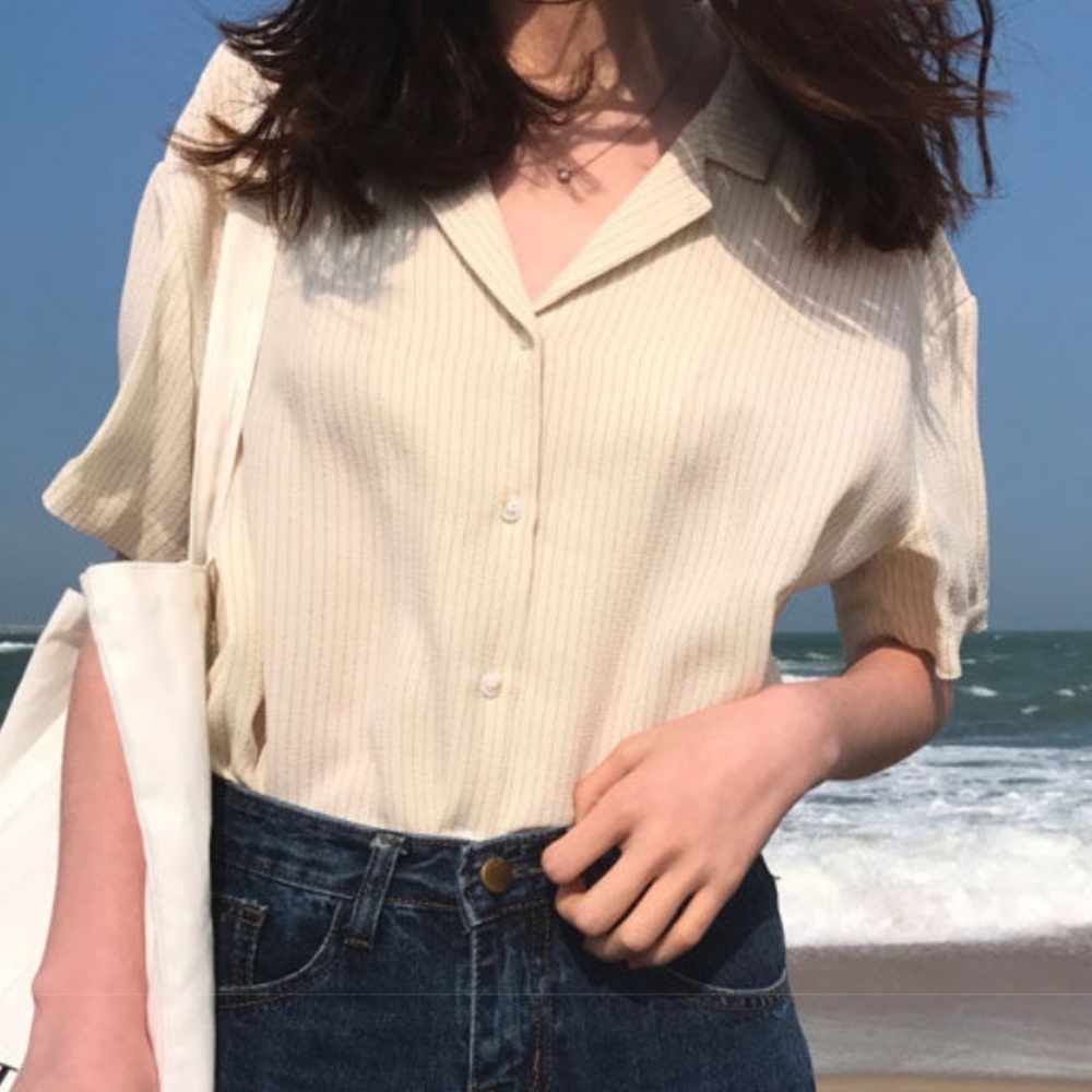 Short Striped Top
